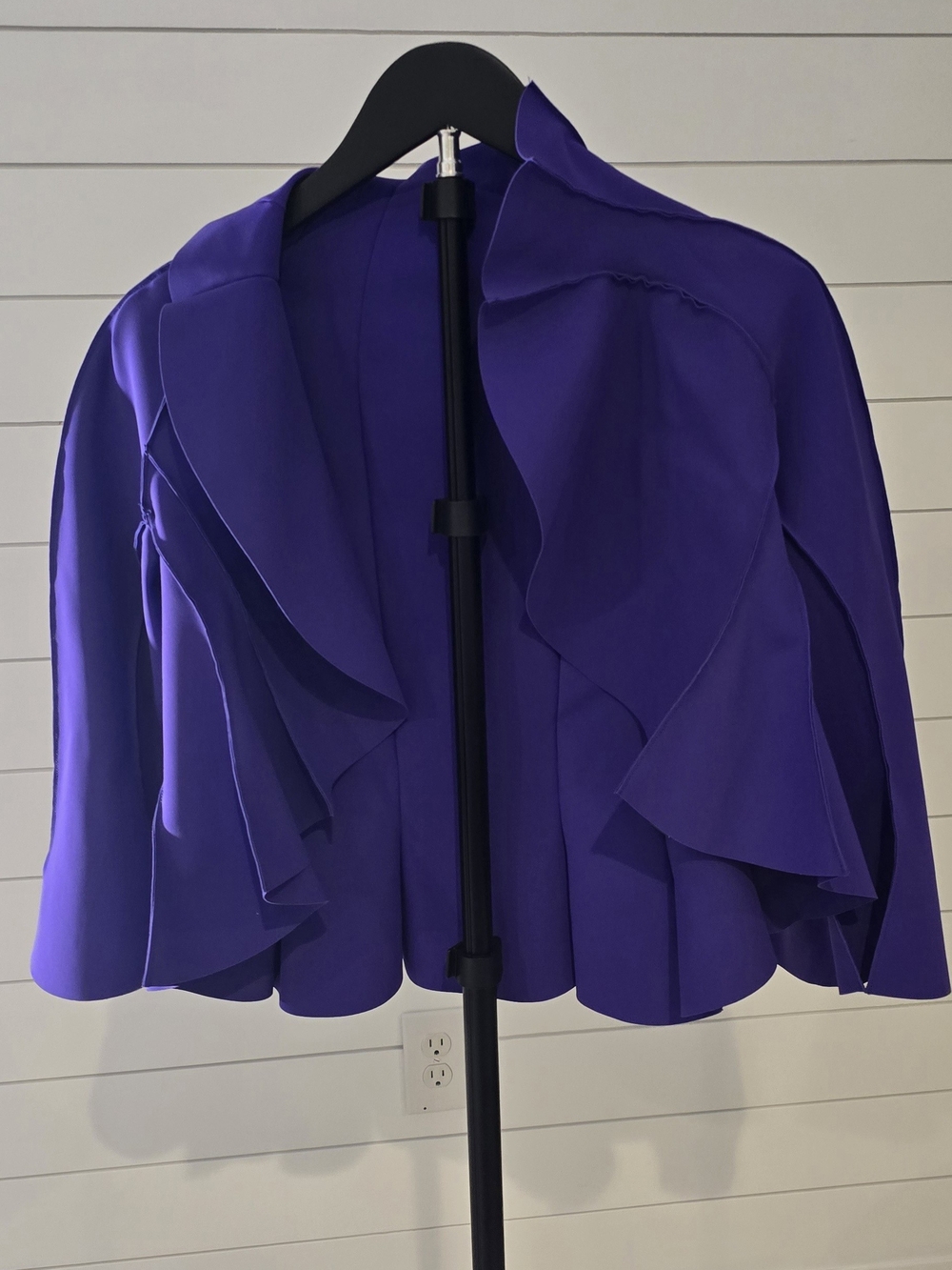 New Maria Pinto Violet Felicity Cropped Jacket M